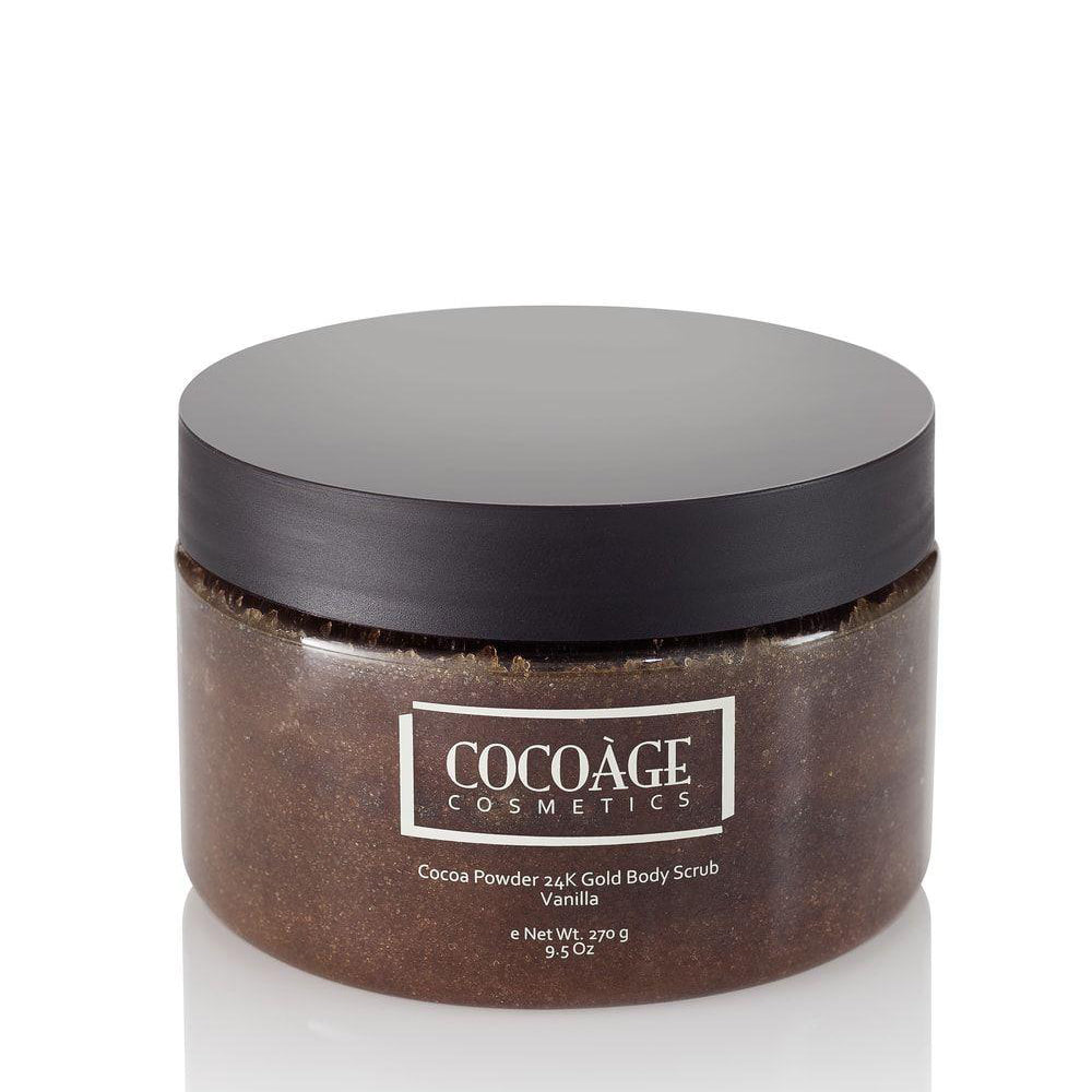 Cocoàge – Cocoa Powder 24K Gold Body Scrub – Vanilla