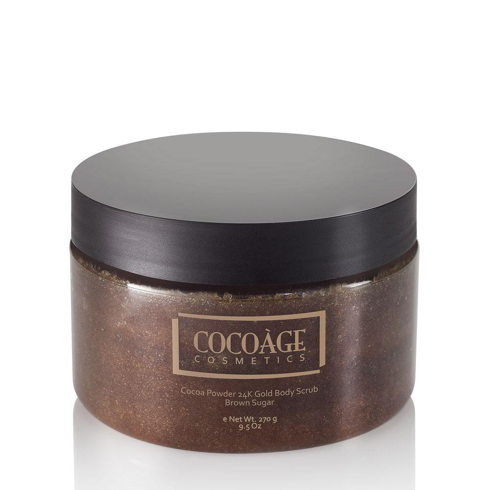 Cocoàge – Cocoa Powder 24K Gold Body Scrub – Brown Sugar
